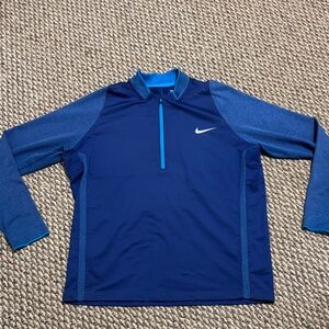 Nike Golf Tour Performance dri-fit Men's Blue Quarter-Zip Training Pullover